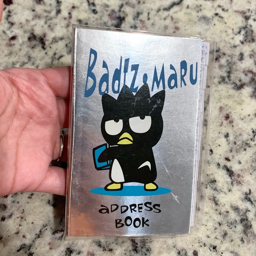 Sanrio Badtz Maru Hello Kitty Vintage 90’s Address Book